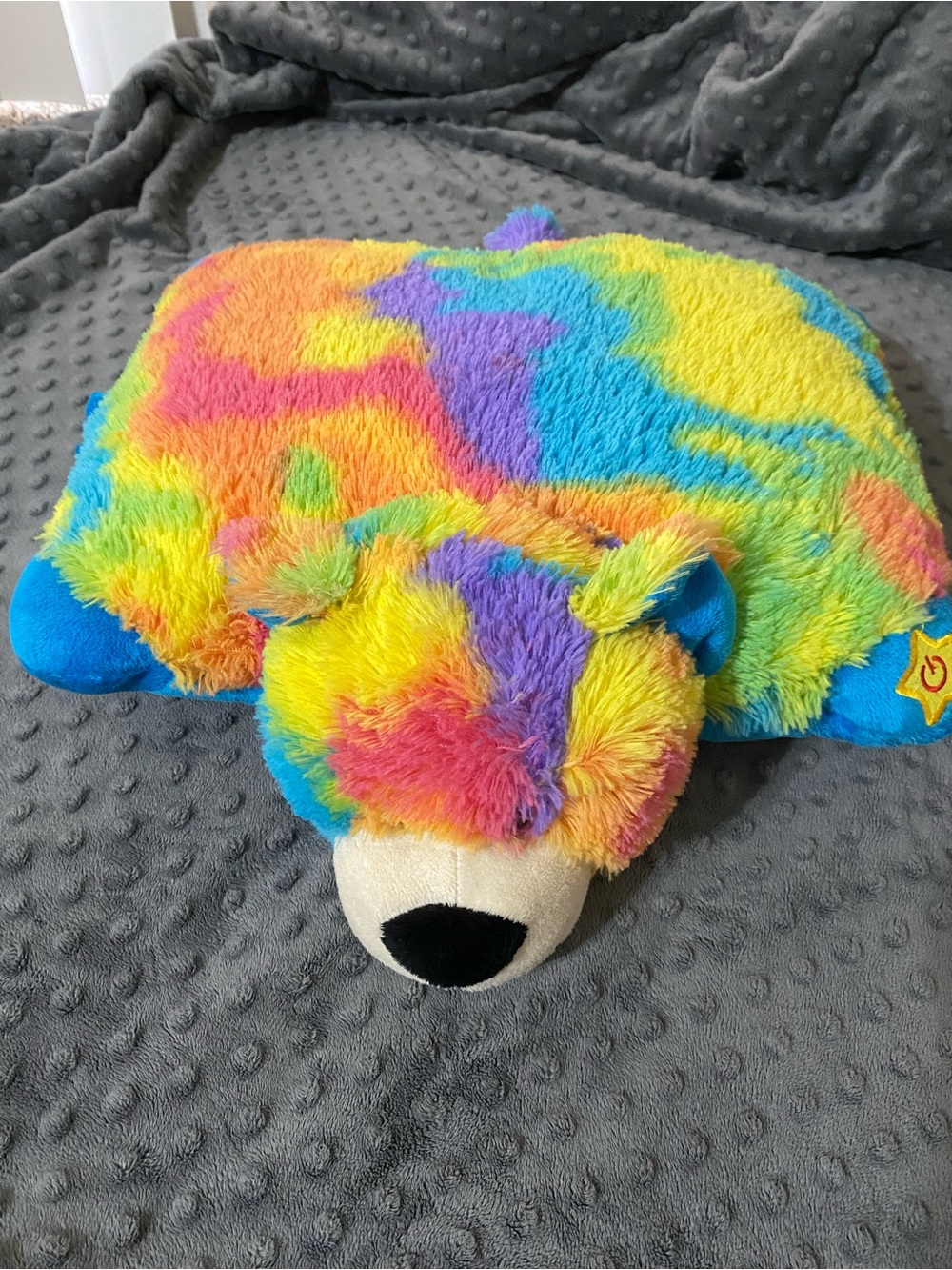 Dream Lite Rainbow Bear Pillow Pet